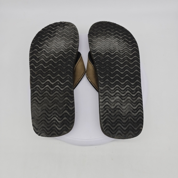 Budweiser Shoe Men 14 Thong Sandals Brown - Picture 4 of 8